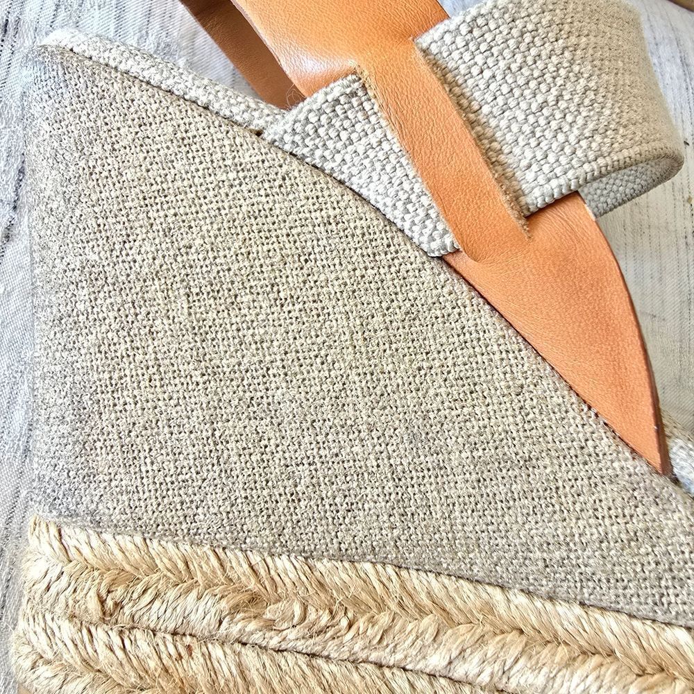 Tory Burch Cream Espadrille Sandals - Picture 9 of 9